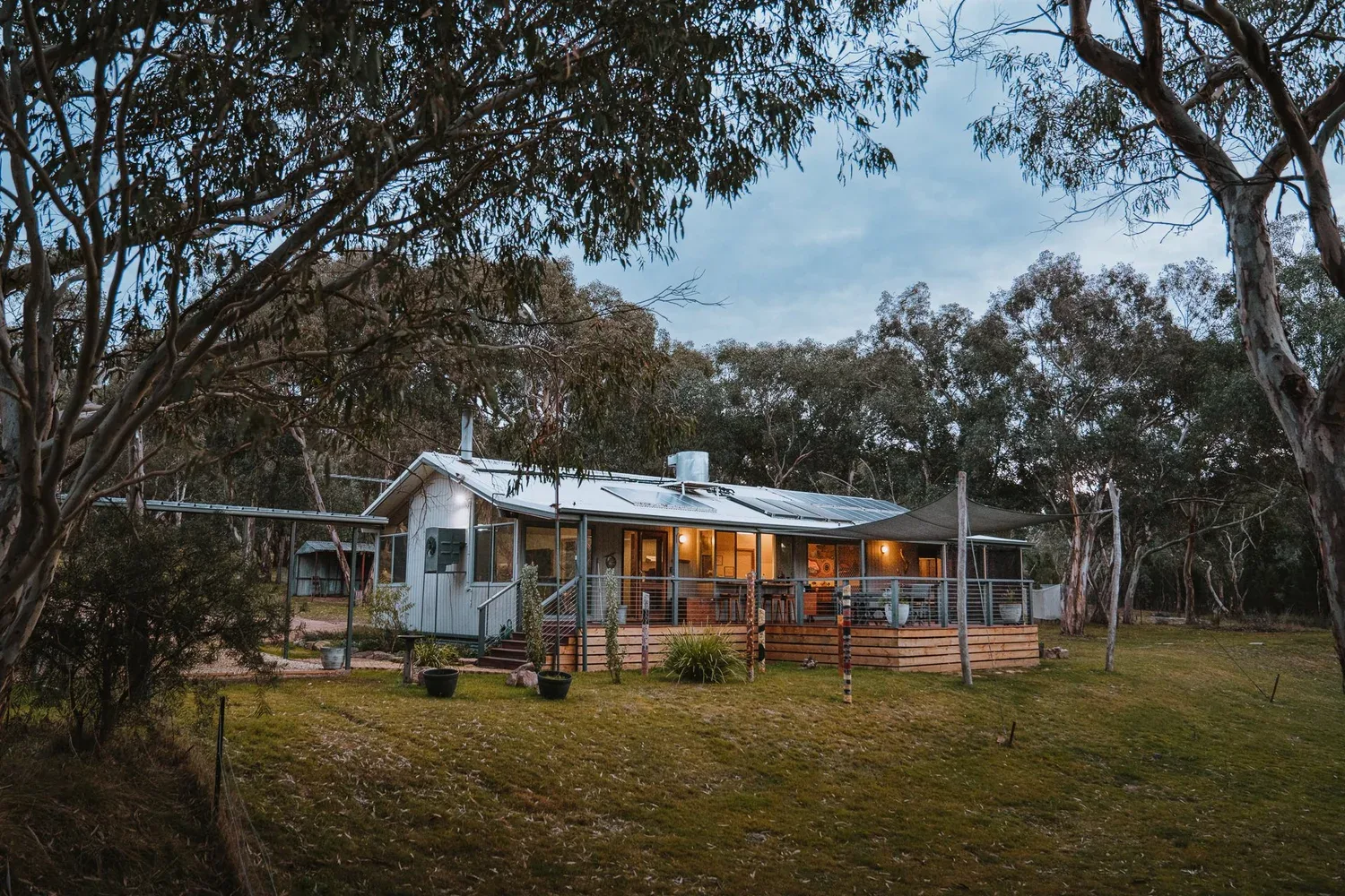 Mittagong-Talia beneath gum trees in the Woolshed Valley.